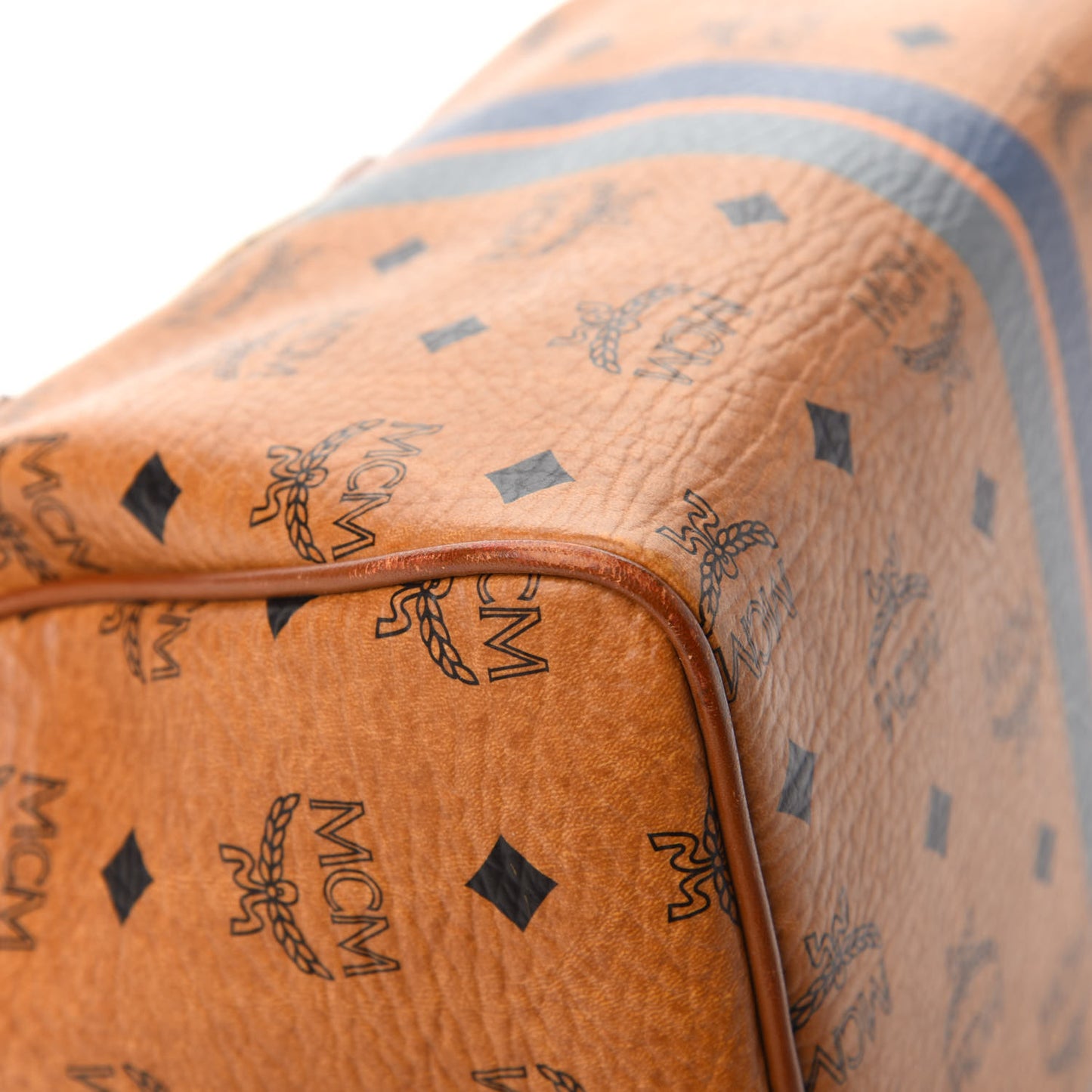 Visetos Dog Bone Boston Bag Cognac