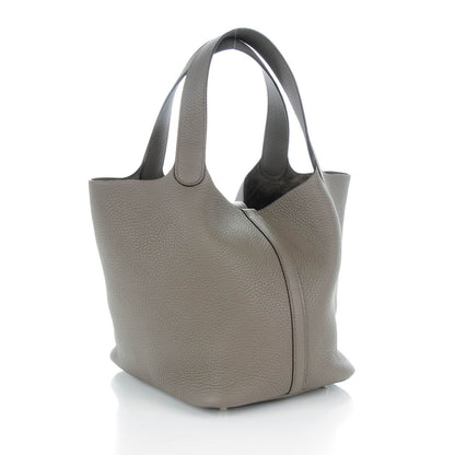 Hermes Taurillon Clemence Picotin 22 MM Etain 4 of 10