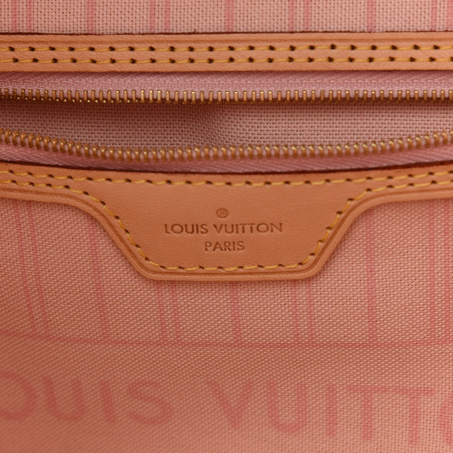 Louis Vuitton Damier Azur Neo Neverfull MM Rose Ballerine 9 of 10