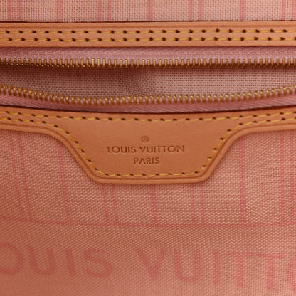 Louis Vuitton Damier Azur Neo Neverfull MM Rose Ballerine 9 of 10