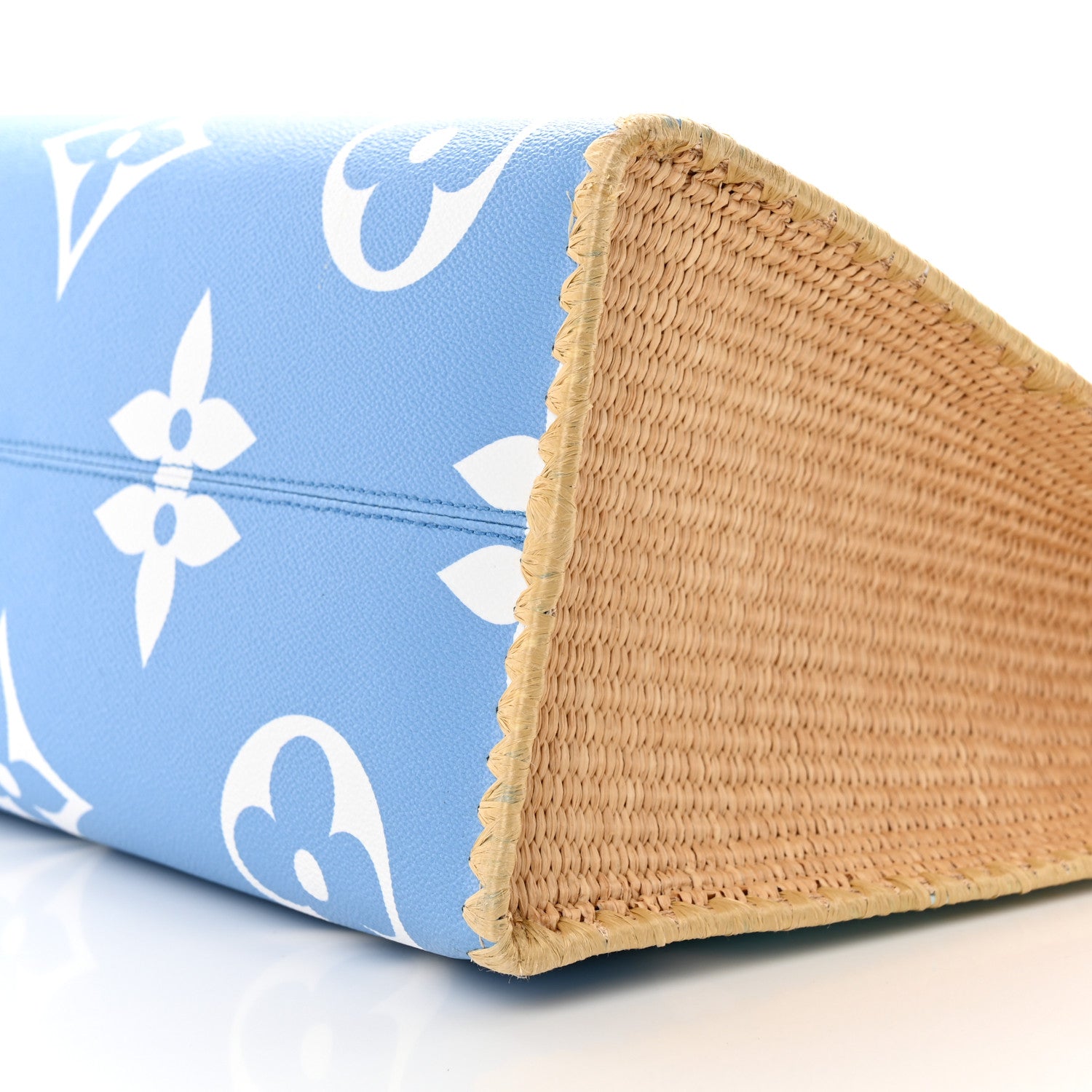Louis Vuitton Monogram Giant Raffia Portofino By The Pool Onthego GM Blue 9 of 15