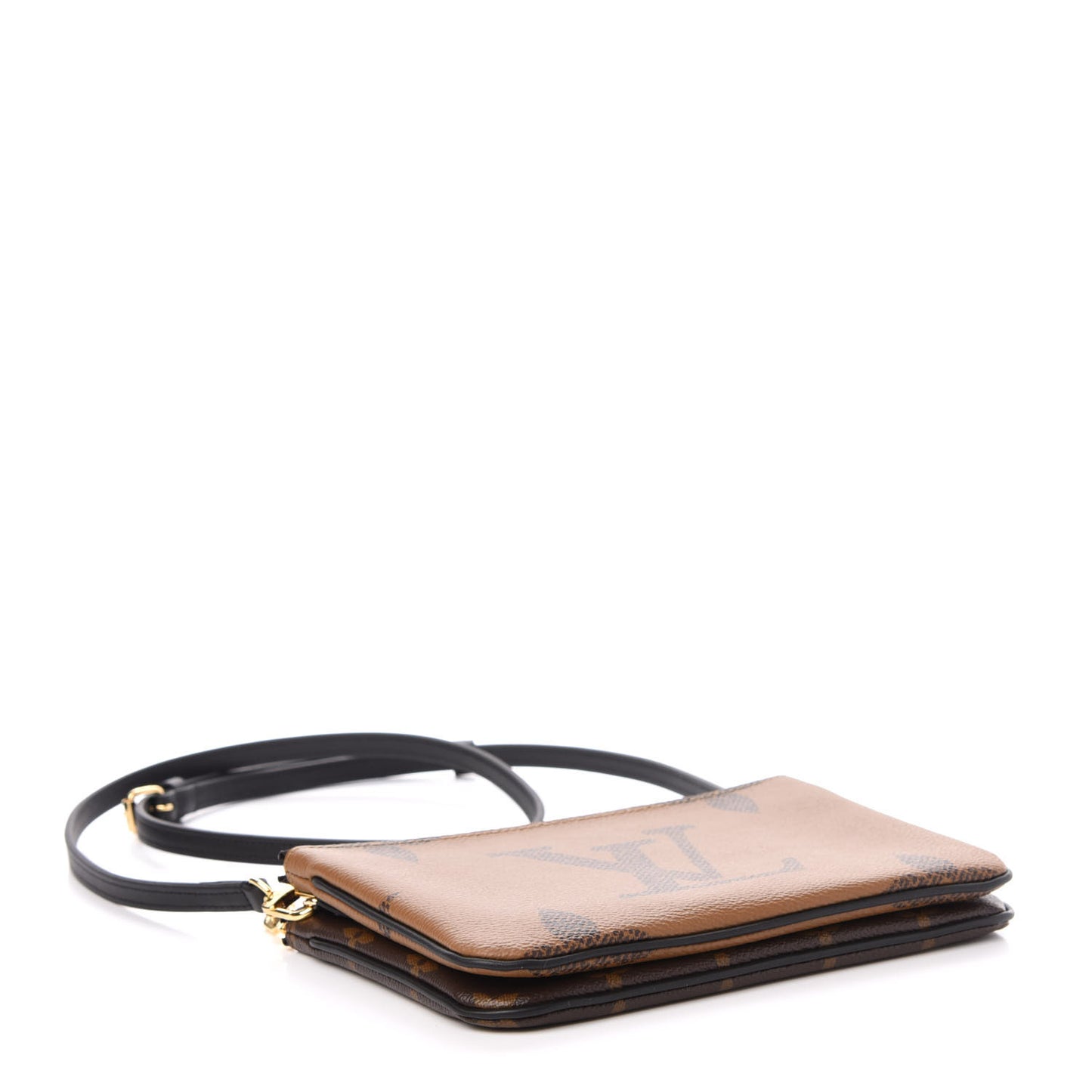 Reverse Monogram Giant Double Zip Pochette
