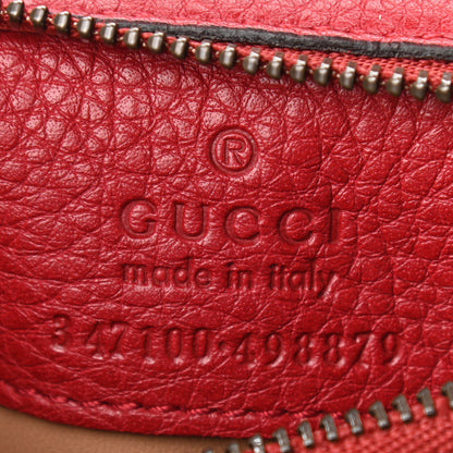 Gucci Suede Small Nouveau Fringe Shoulder Bag Red 7 of 11