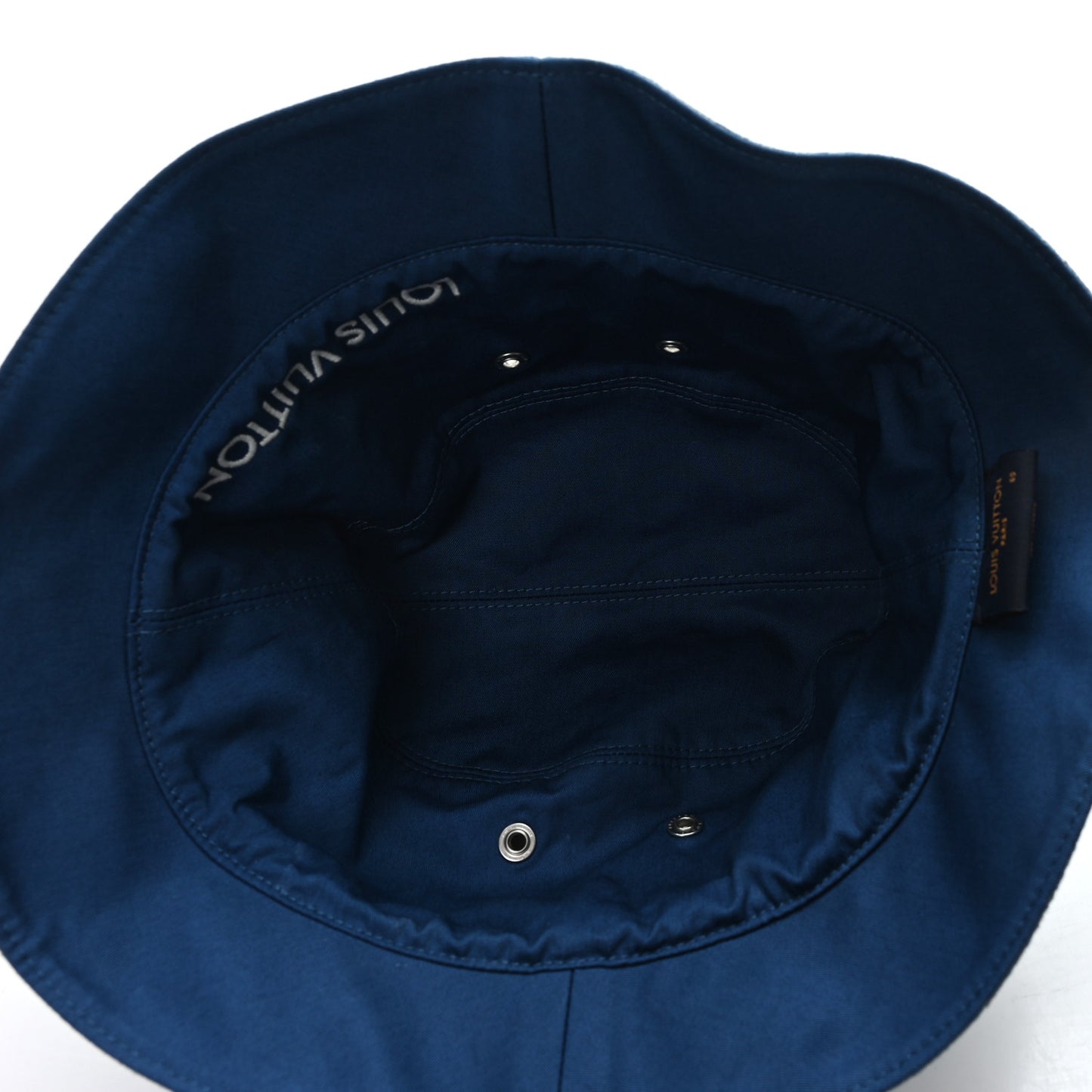 Monogram Denim Essential Bucket Hat 60 Blue