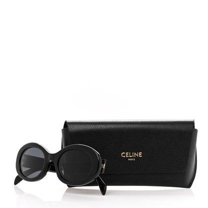 Celine Acetate Triomphe 01 Sunglasses CL 40194U Black 10 of 10