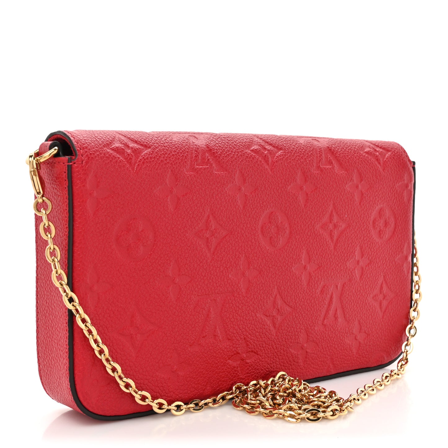 Empreinte Pochette Felicie Chain Wallet Scarlet
