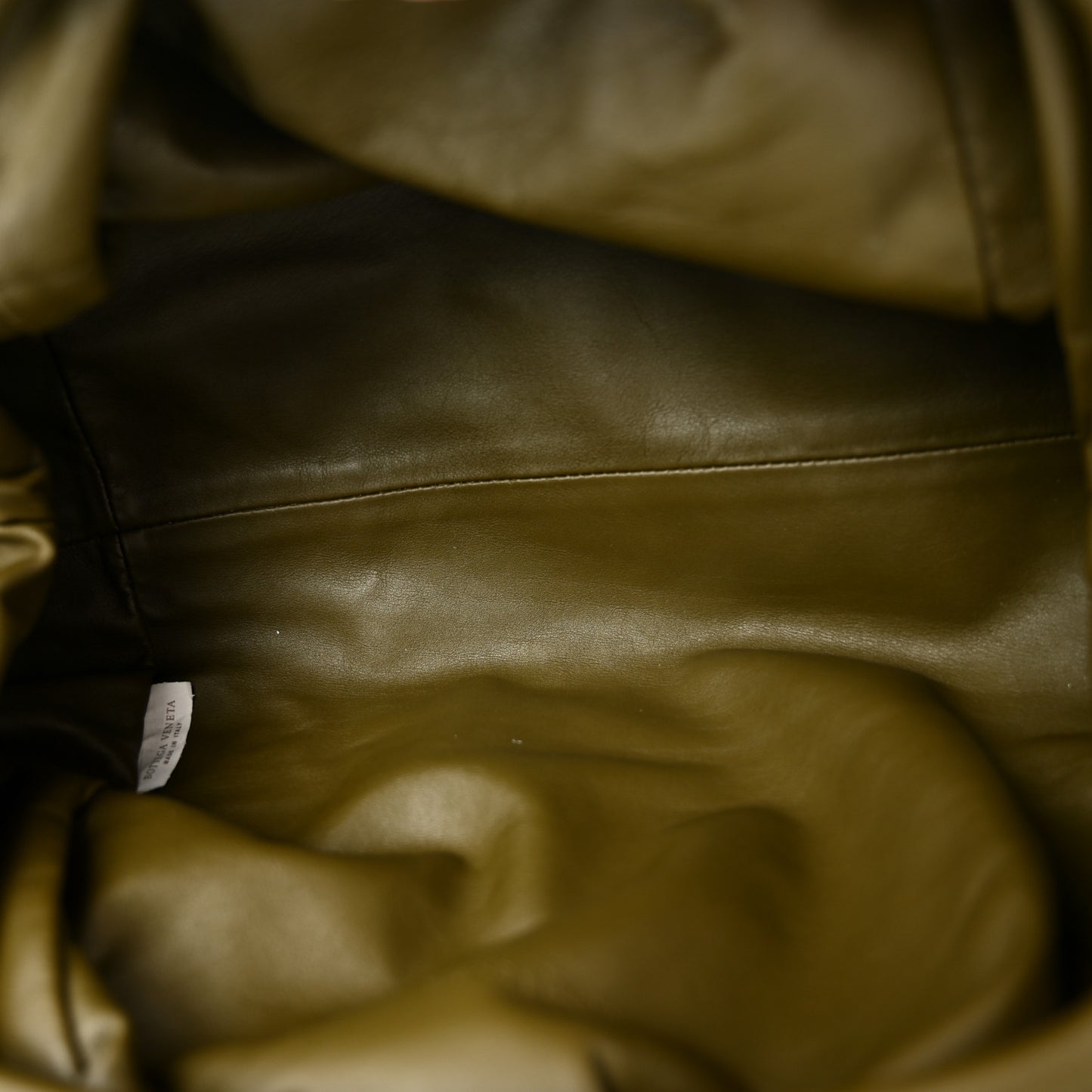 Smooth Butter Calf The Pouch Oversized Clutch Kaki Fondent