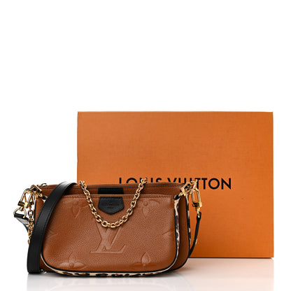Louis Vuitton Empreinte Monogram Giant Wild At Heart Multi Pochette Accessories Caramel 11 of 11