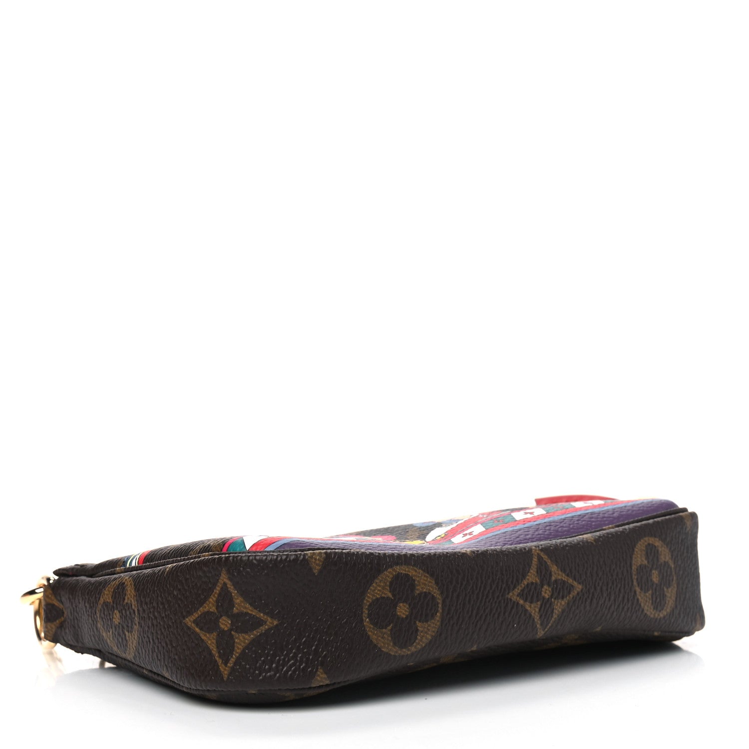Louis Vuitton Monogram 2020 Christmas Animation Bumper Cars Mini Pochette Accessories Coquelicot 3 of 4