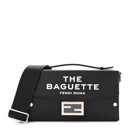 Fendi X MARC JACOBS Nappa Logo Baguette Soft Trunk Bag Black 1 of 10
