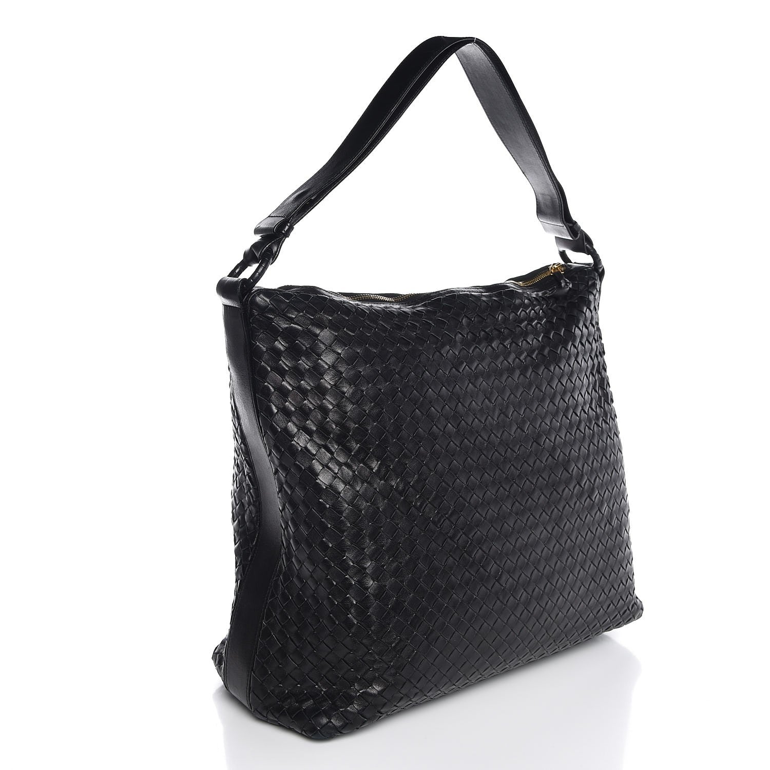 Bottega Veneta Nappa Intrecciato Hobo Black 2 of 8