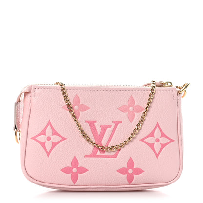 Louis Vuitton Empreinte Monogram Giant By The Pool Mini Pochette Accessories Bouton De Rose 1 of 8