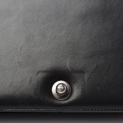 Chanel Lambskin Quilted Medium Boy Flap Black 16 of 17