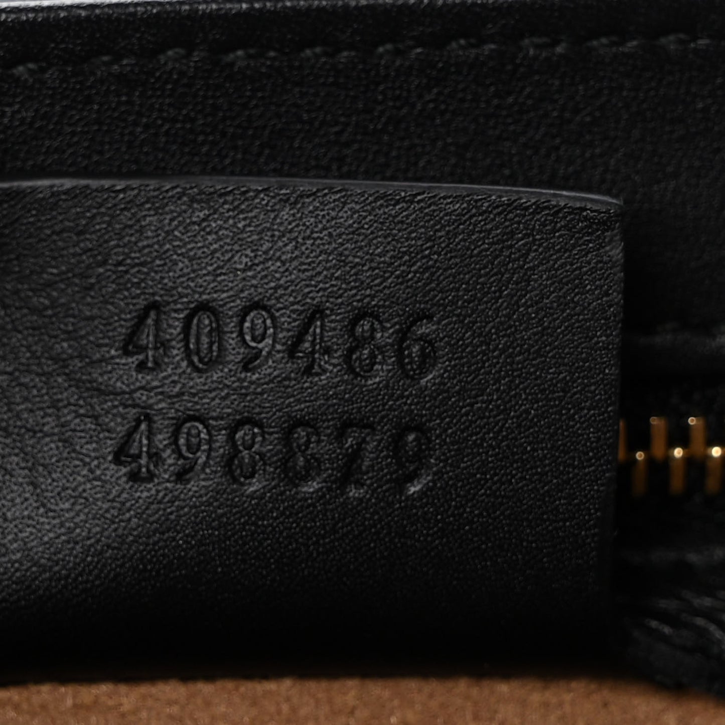 GG Supreme Monogram Calfskin Medium Padlock Shoulder Bag Beige Black Cuir