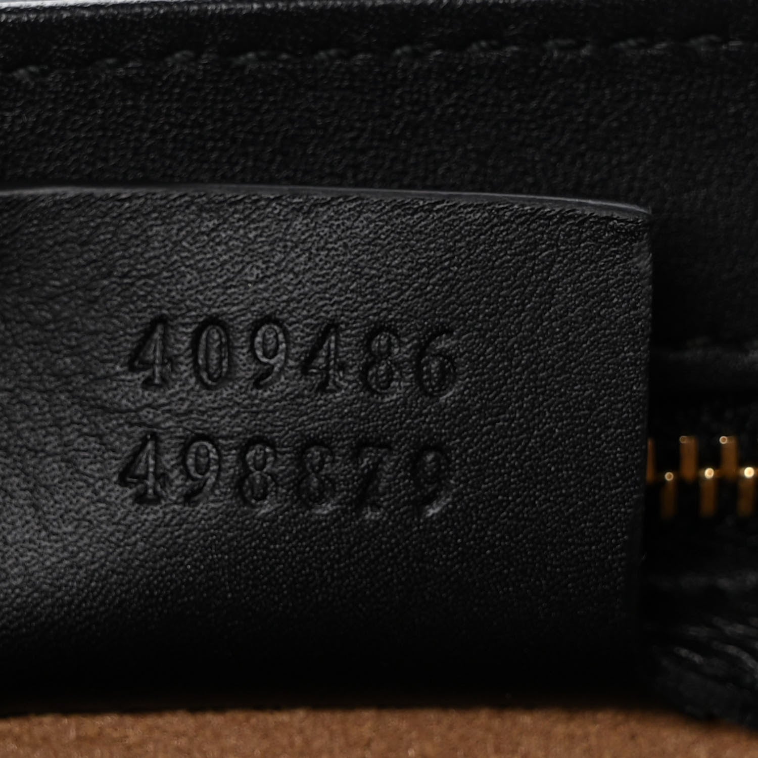 Gucci GG Supreme Monogram Calfskin Medium Padlock Shoulder Bag Beige Black Cuir 7 of 9