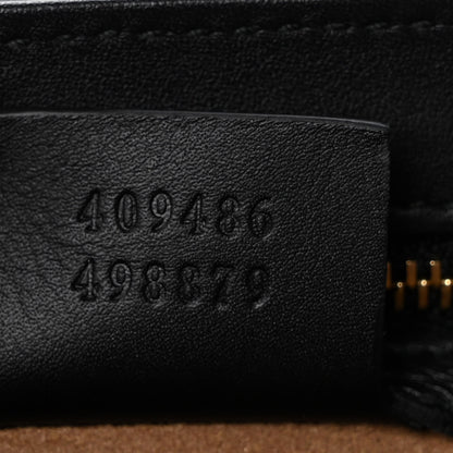Gucci GG Supreme Monogram Calfskin Medium Padlock Shoulder Bag Beige Black Cuir 7 of 9