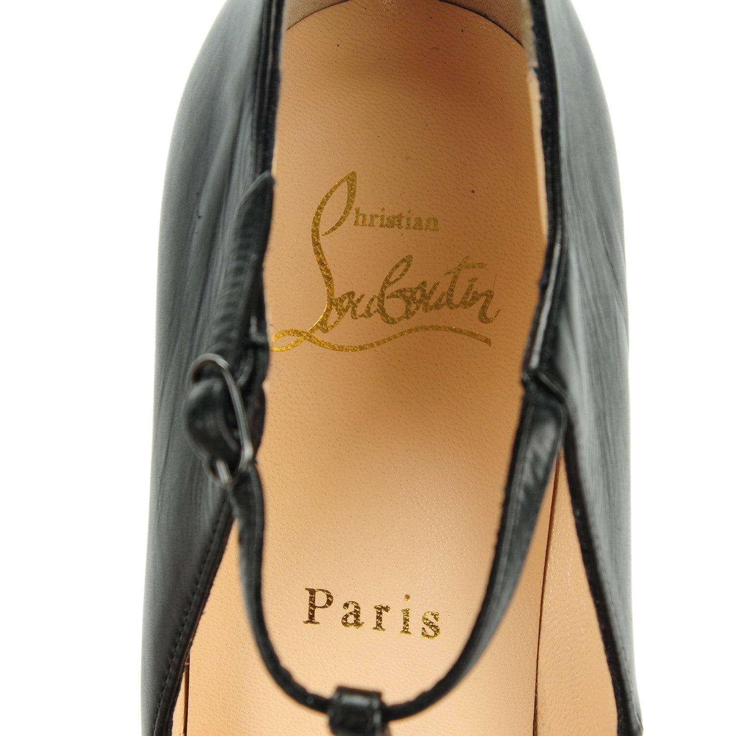 Christian Louboutin Calfskin Altapoppins 150 Pumps 37 Black 7 of 8