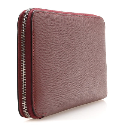 Hermes Epsom Silk'In Wallet  Rouge H 3 of 8