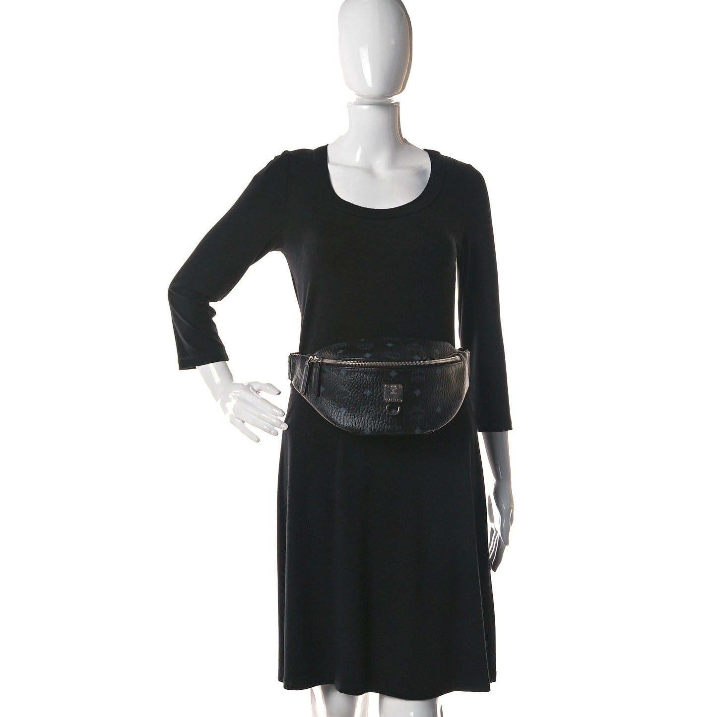 Visetos Small Fursten Belt Bag Phantom Black
