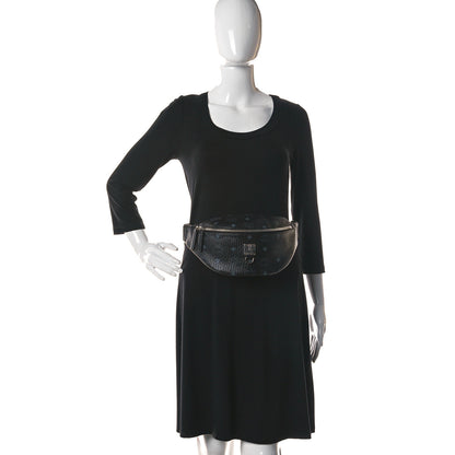 MCM Visetos Small Fursten Belt Bag Phantom Black 2 of 10