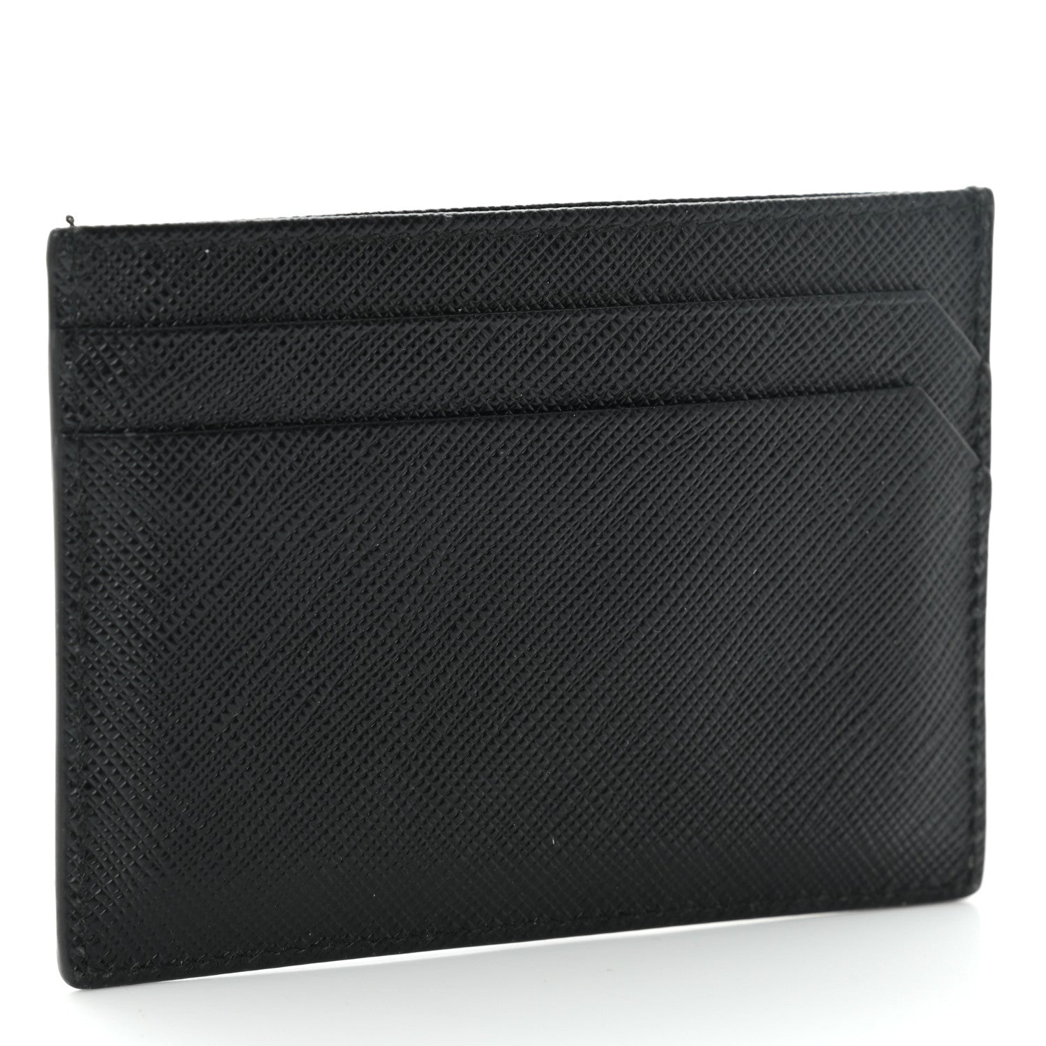Prada Saffiano Card Case Black 2 of 8