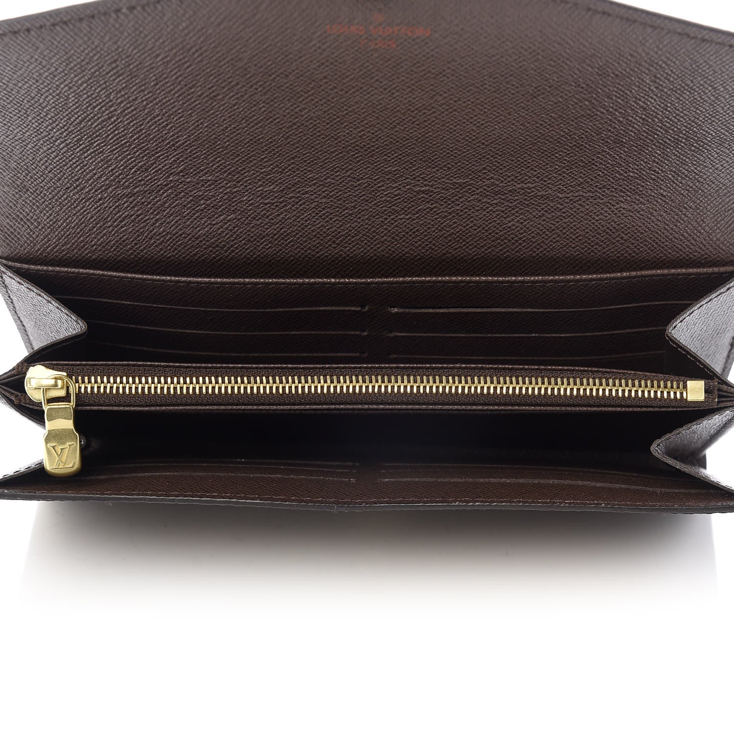 Louis Vuitton Damier Ebene Sarah Wallet NM 5 of 6