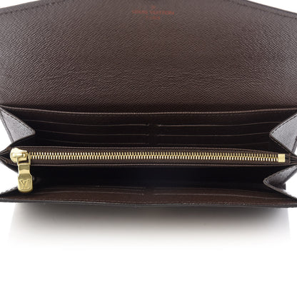 Louis Vuitton Damier Ebene Sarah Wallet NM 5 of 6