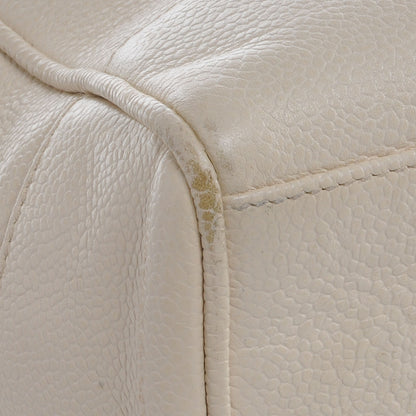 Chanel Caviar Shoulder Bag Ivory 8 of 9