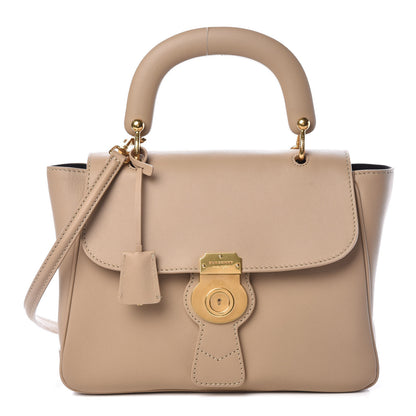 Burberry Trench Calfskin Medium DK88 Top Handle Bag Honey 1 of 9