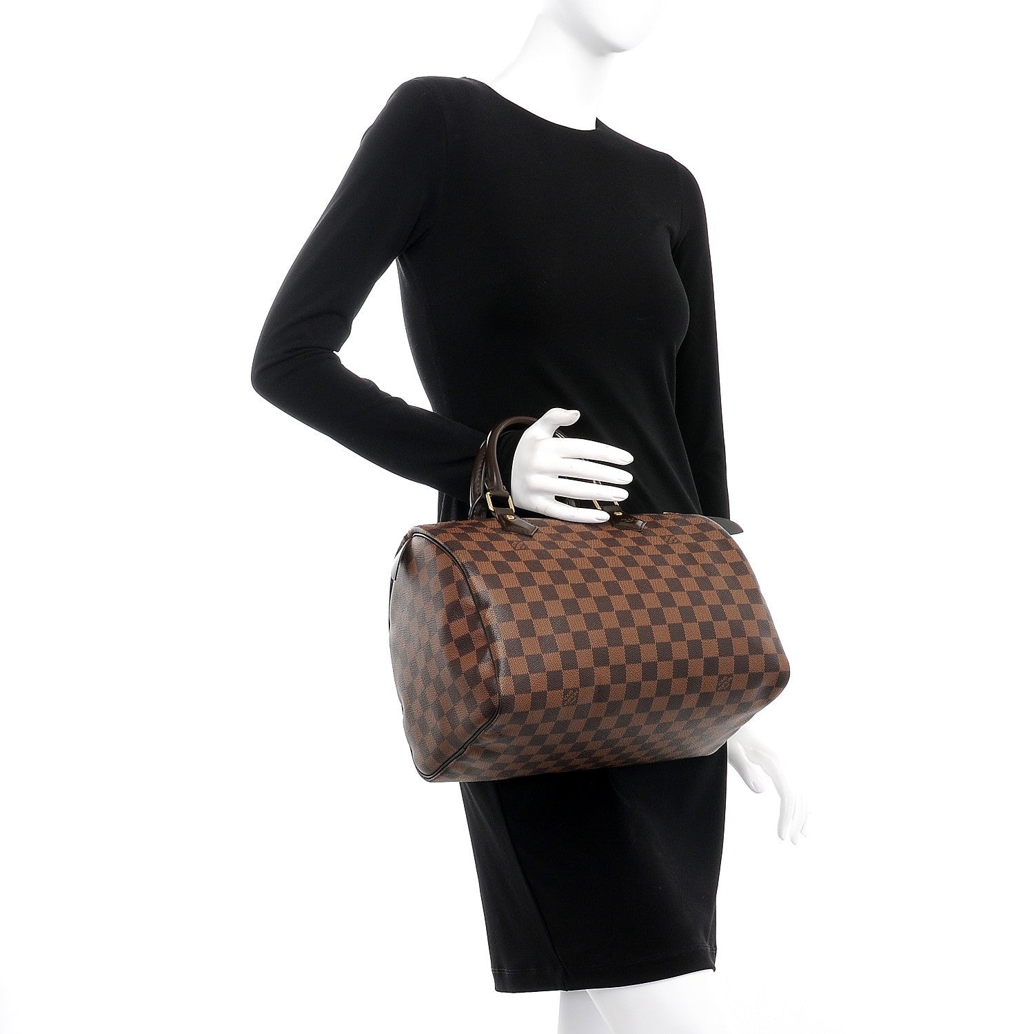 Louis Vuitton Damier Ebene Speedy 30 2 of 9