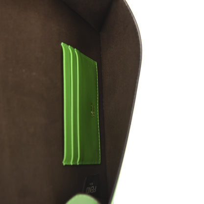 Fendi Vitello King Mini Flat Baguette Tomatillo 5 of 11