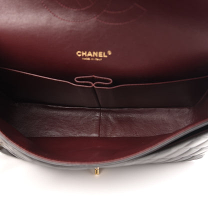 Chanel Lambskin Quilted Maxi Double Flap Black 5 of 12