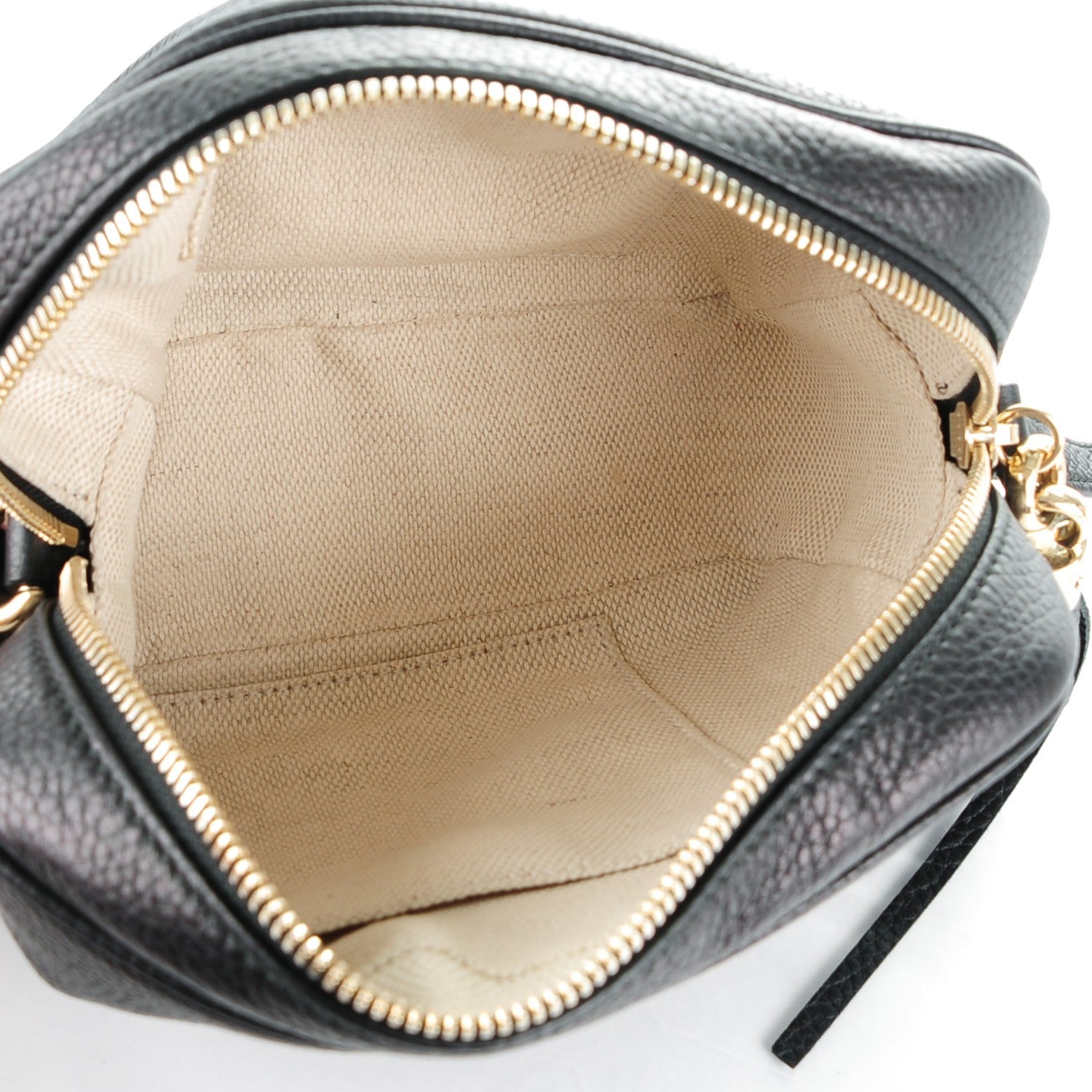 Gucci Pebbled Calfskin Small Soho Disco Bag Black 5 of 7
