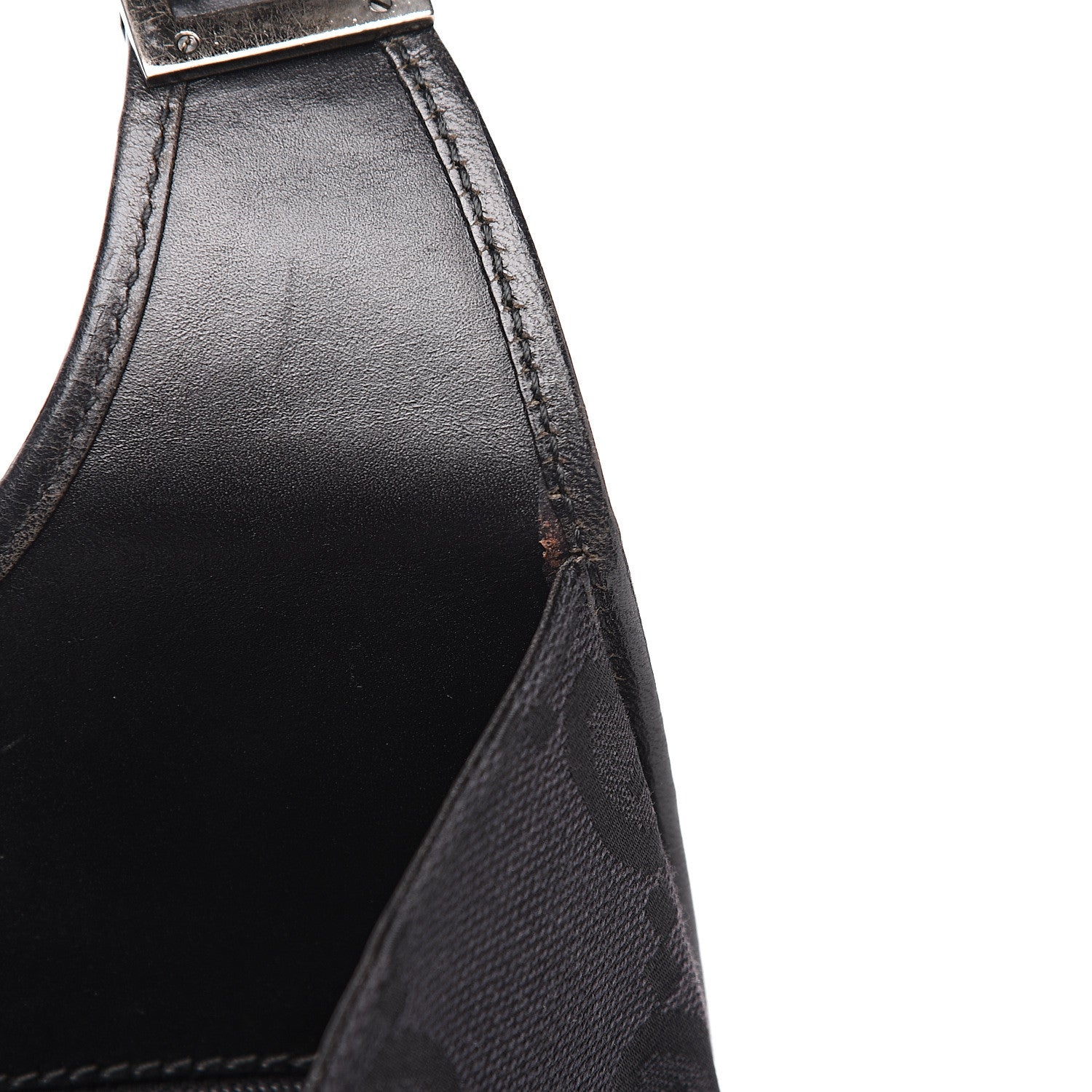 Gucci Monogram Jackie Shoulder Bag Black 8 of 17