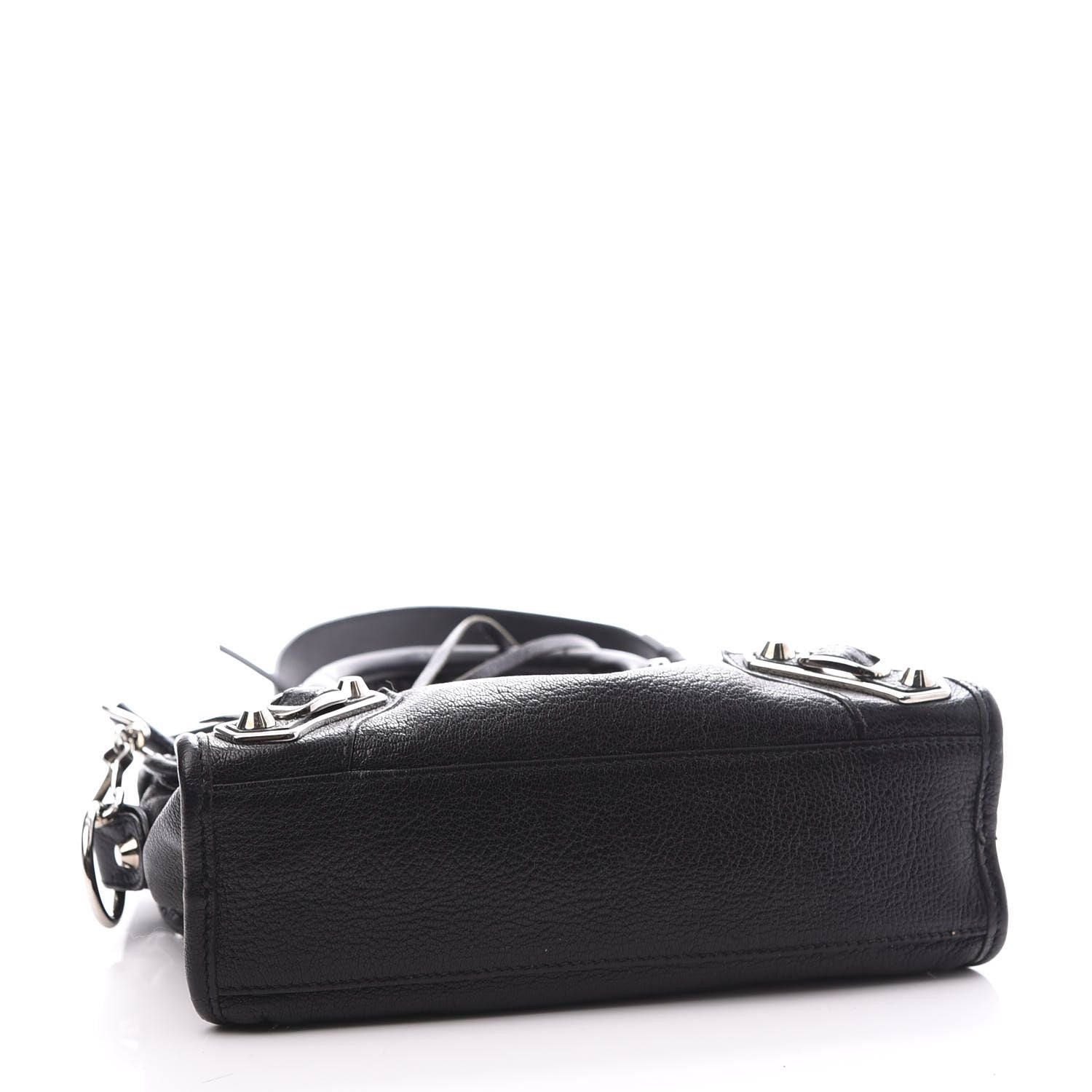 Balenciaga Chevre Silver Metallic Edge Hardware Mini City Black 7 of 10