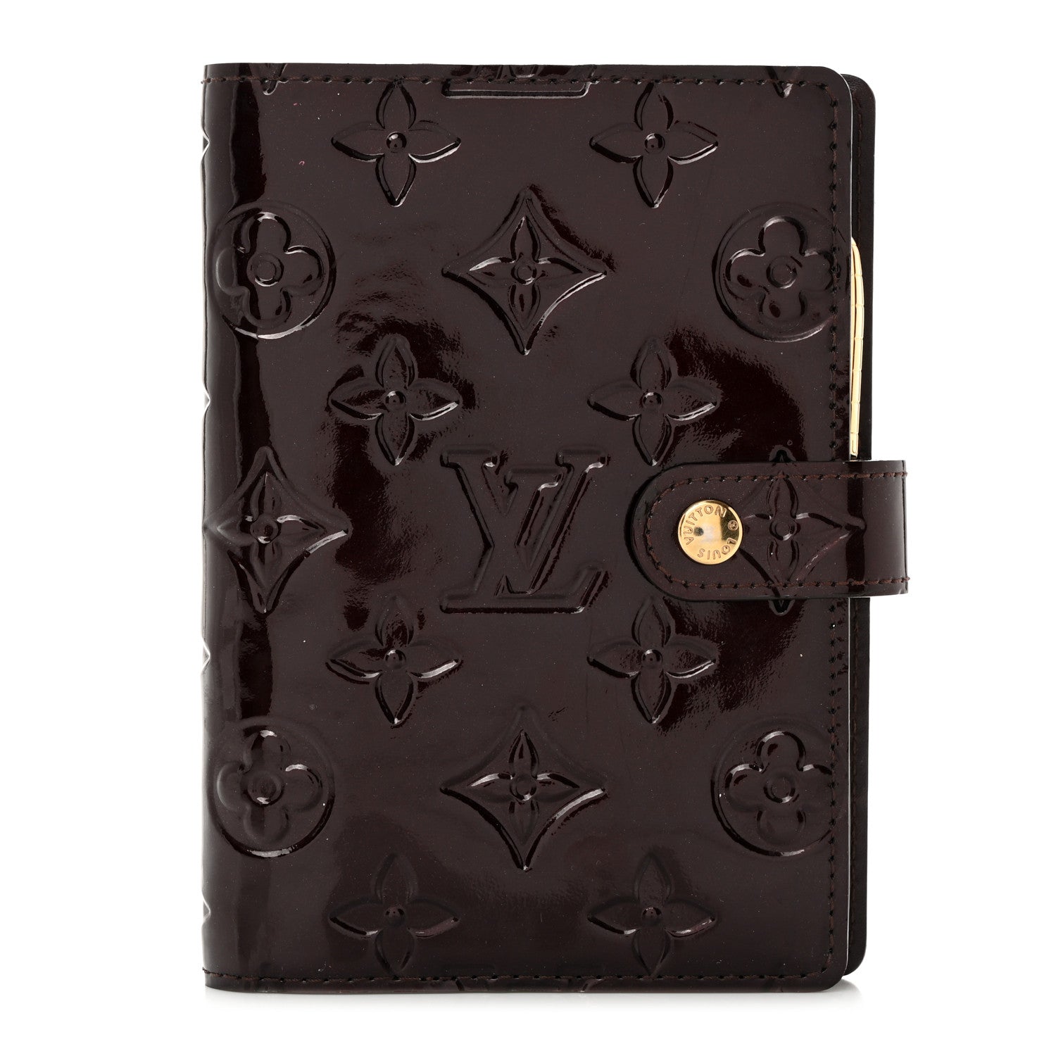 Louis Vuitton Vernis Small Ring Agenda Cover Amarante 1 of 8