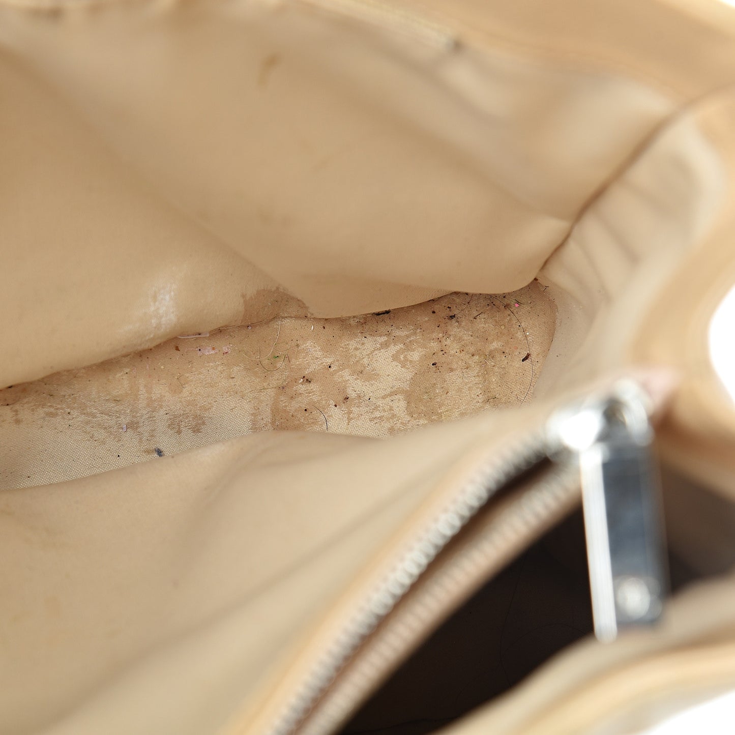 Caviar Quilted Grand Shopping Tote GST Beige