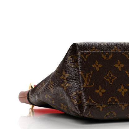 Louis Vuitton Monogram Tuileries Besace Caramel Rouge 9 of 10