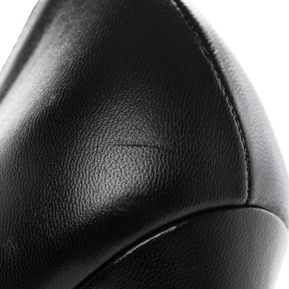 Christian Louboutin Shiny Nappa Pigalle Follies 100 Pumps 38.5 Black 8 of 15