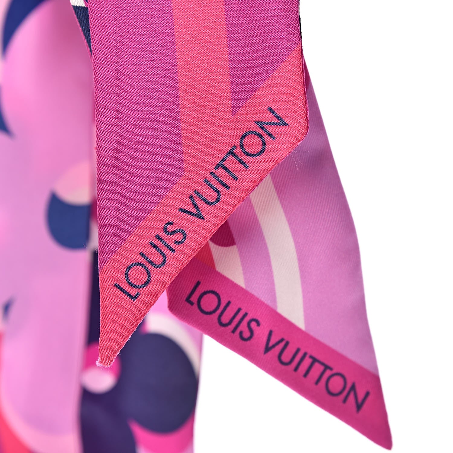 Louis Vuitton Silk Pop Monogram BB Bandeau Magenta 3 of 3