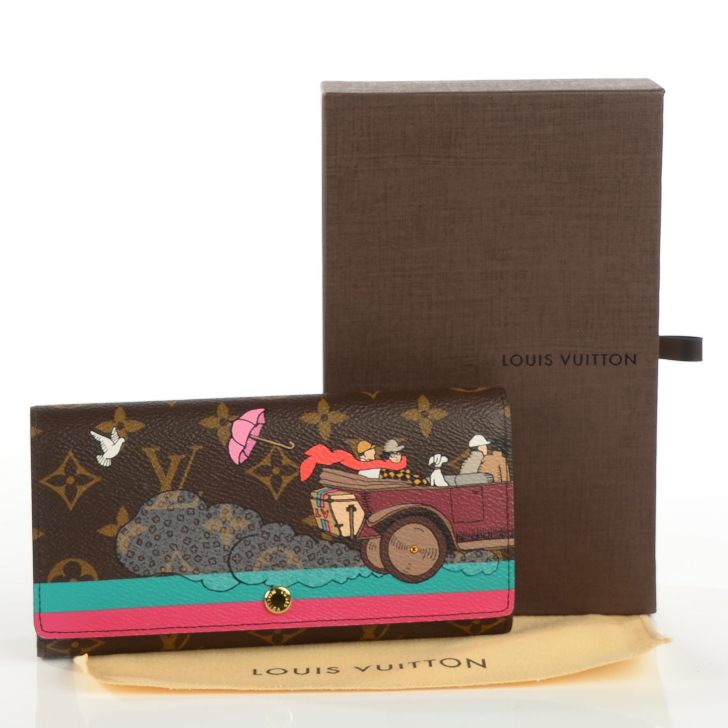 Monogram 2015 Christmas Animation Sarah Wallet Hibiscus