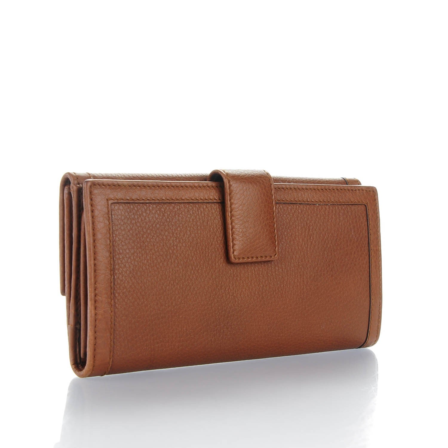 Gucci Cellarius Calfskin Bella Continental Wallet Cuir 3 of 8