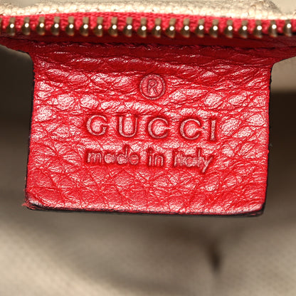 Gucci Pebbled Calfskin Medium Soho Chain Shoulder Bag Tabasco Red 6 of 17