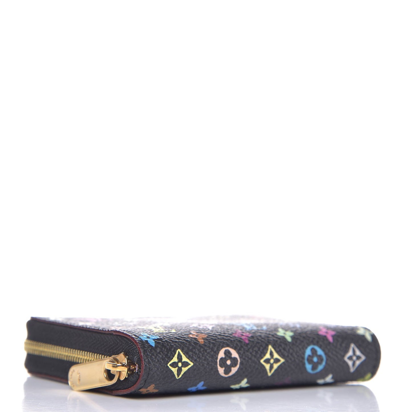 Monogram Multicolor Zippy Coin Purse Black Violet