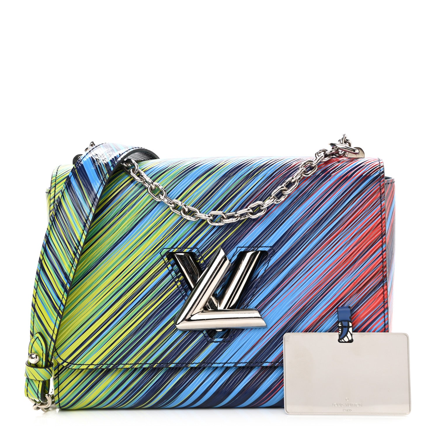 Louis Vuitton Epi Tropical Twist Shoulder Bag MM Vert Rouge 1 of 9