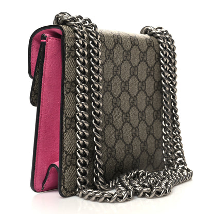 Gucci GG Supreme Monogram Mini Dionysus Shoulder Bag Pink 3 of 11