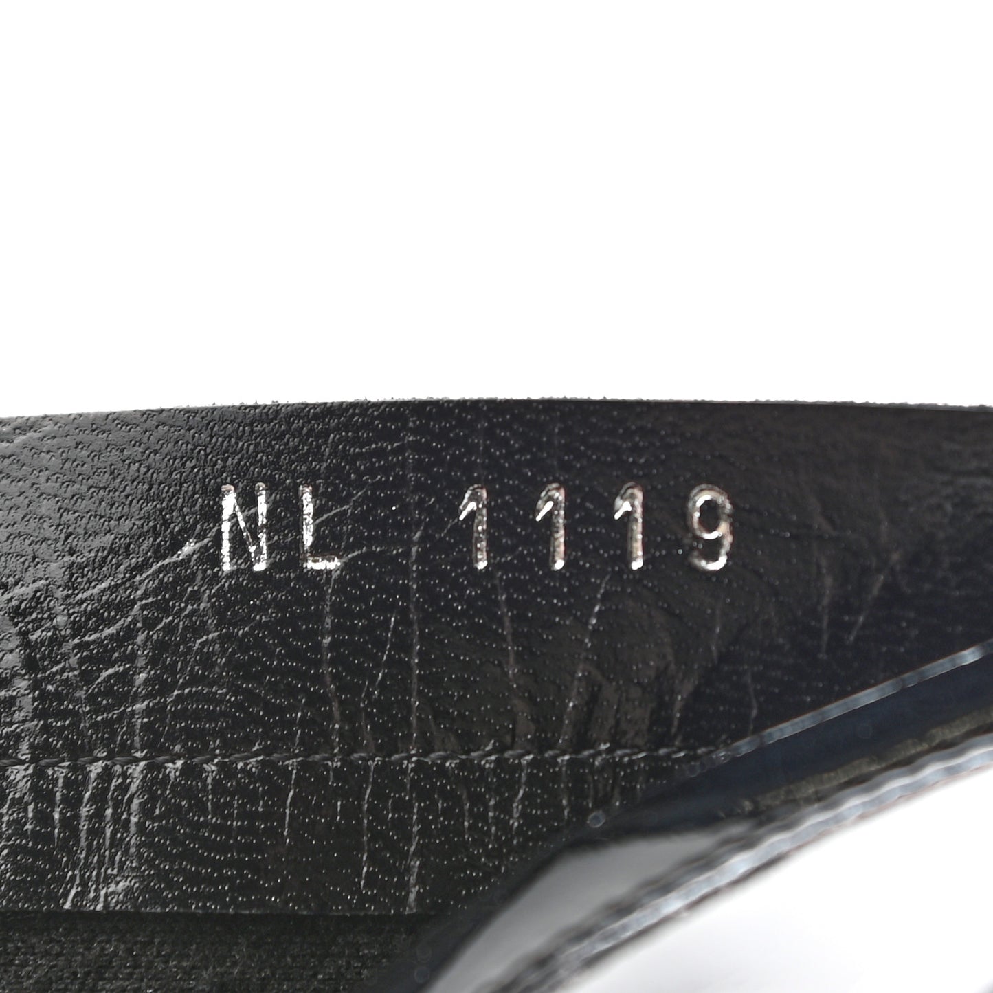 Patent Silhouette Ankle Boots 38 Black