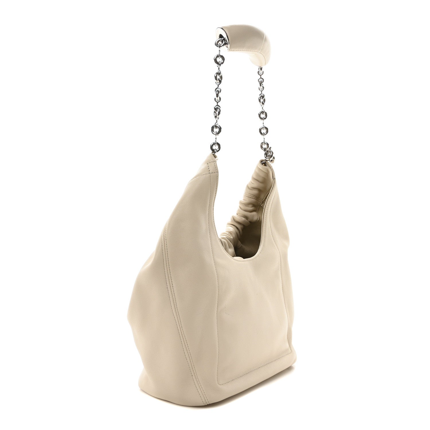 Loewe Buttery Nappa Lambskin Small Squeeze Bag Sea Salt 3 of 11