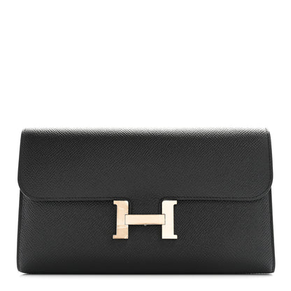 Hermes Epsom Constance Long Wallet Black 1 of 9