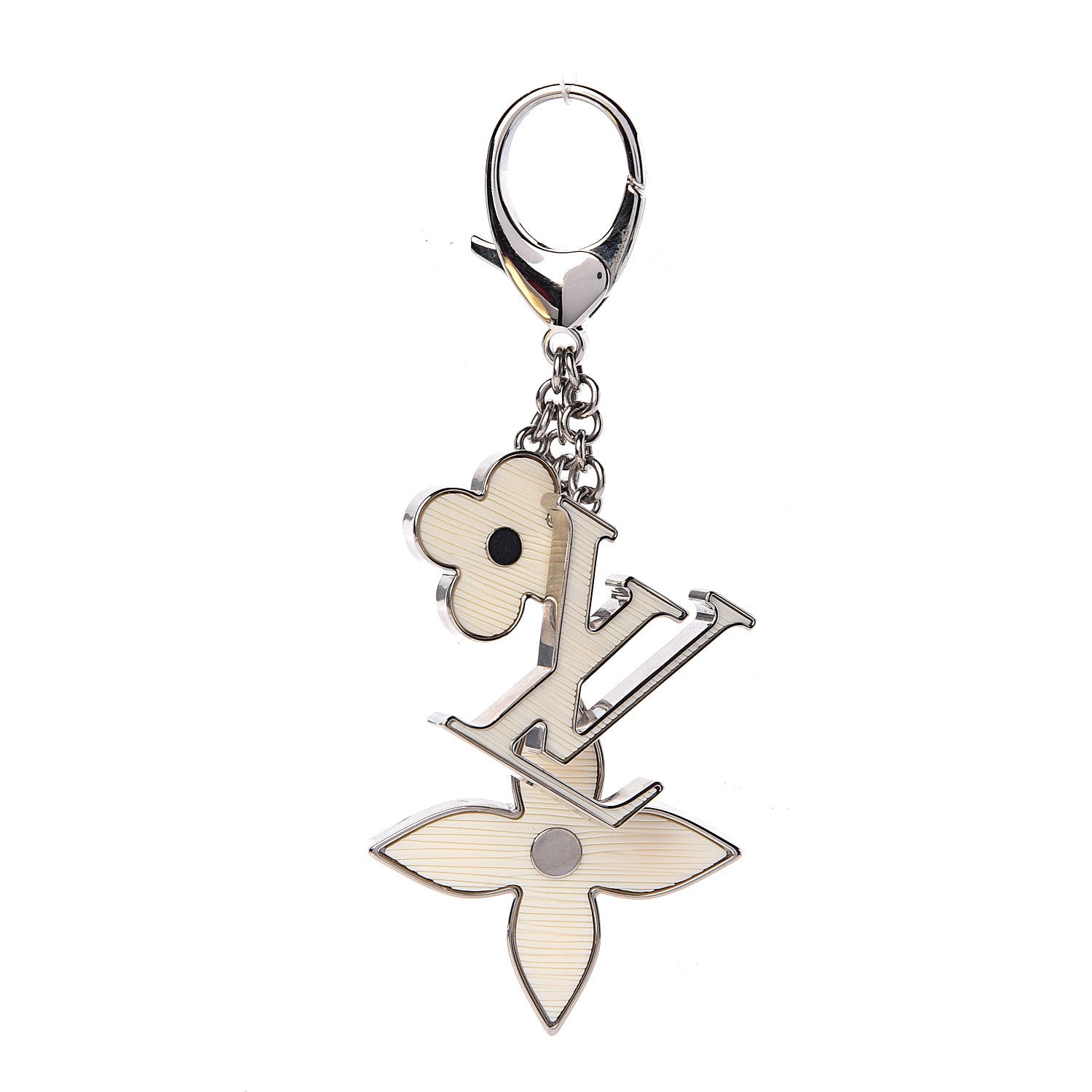 Louis Vuitton Fleur d'Epi Bag Charm Ivory 1 of 2